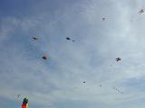 More kites joined the high fliers