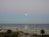 Friday night's moonrise welcomed the WACKOS to Tybee